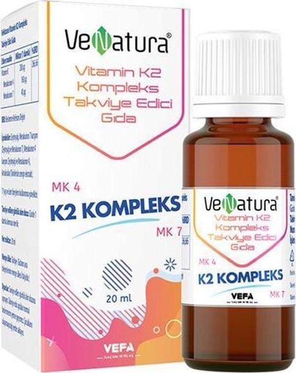 Venatura K2 Kompleks Takviye Edici Gıda 20 ml - Image 1