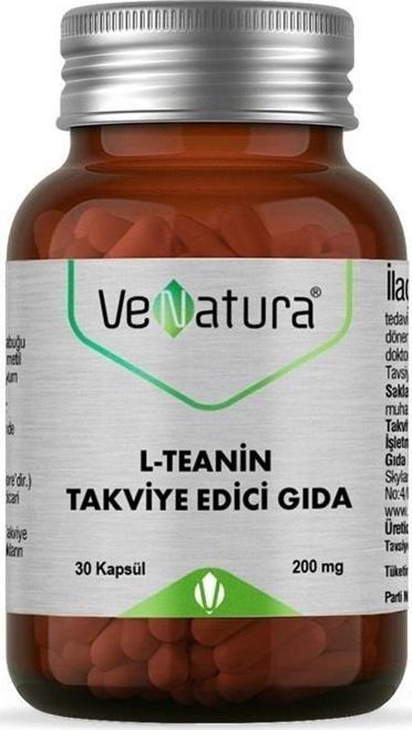 VeNatura L-Teanin 200 mg Takviye Edici Gıda 30 Kapsül - Image 1