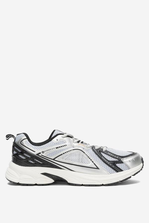 HAMMER JACK Erkek Kalın Taban Fileli Sneaker HJ 25028M GÜMÜŞ/SİYAH - Image 1