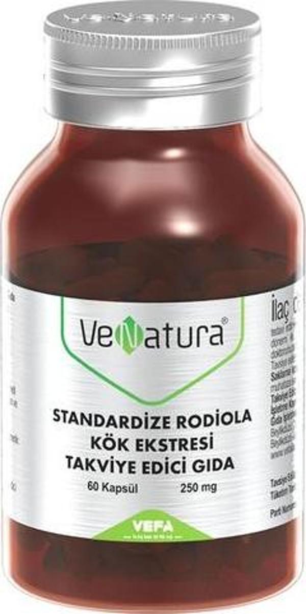 VeNatura Standardize Rodiola Kök Ekstresi Takviye Edici Gıda 60 Kapsül - Image 1