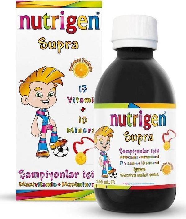 Nutrigen Supra Portakal Aromalı Şurup 200 ml - Image 1