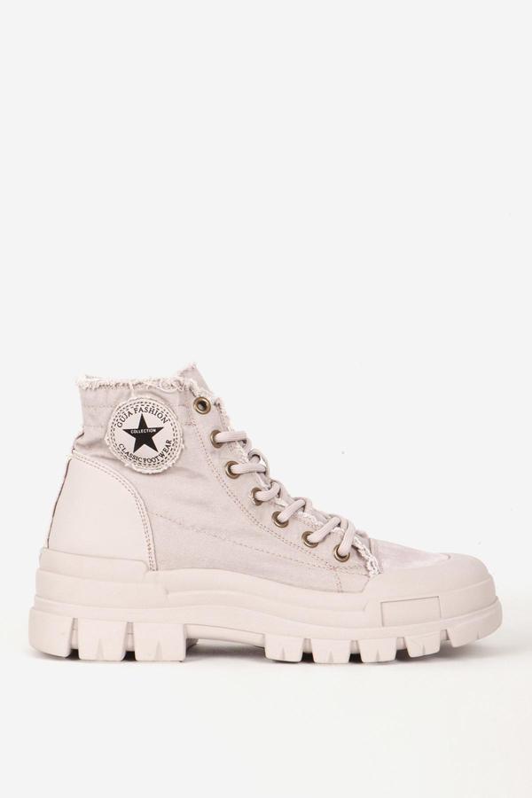 GUJA Kadın Yüksek Bilek Kalın Taban Sneaker GJ 373 PEMBE - Image 1