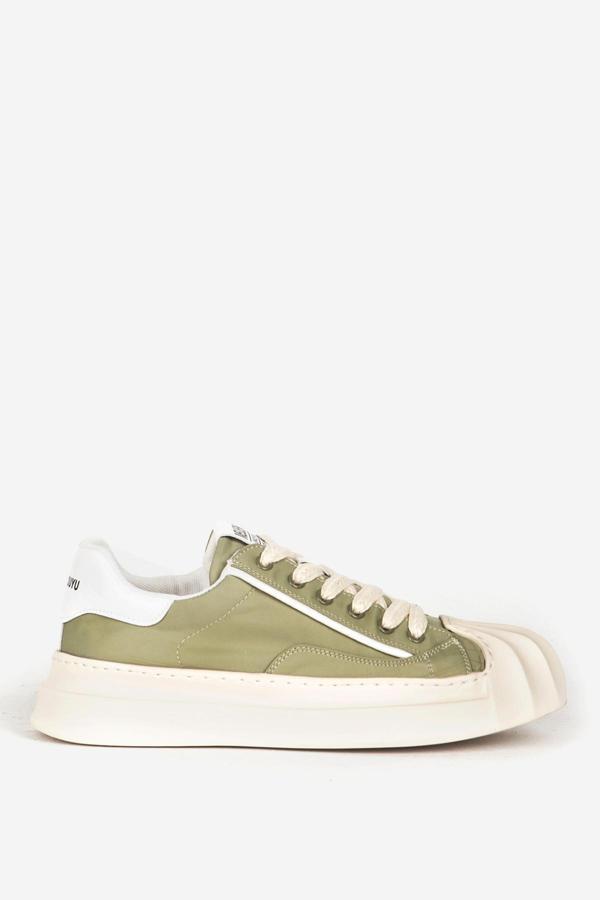 MARCOMEN Erkek Bağcıklı Sneaker Gerçek Deri Casual Ayakkabı 19090 YEŞİL - Image 1