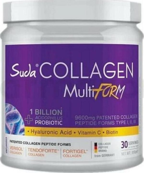 Suda Collagen Probiyotik Aromasız Takviye Edici Gıda 300 g - Image 1