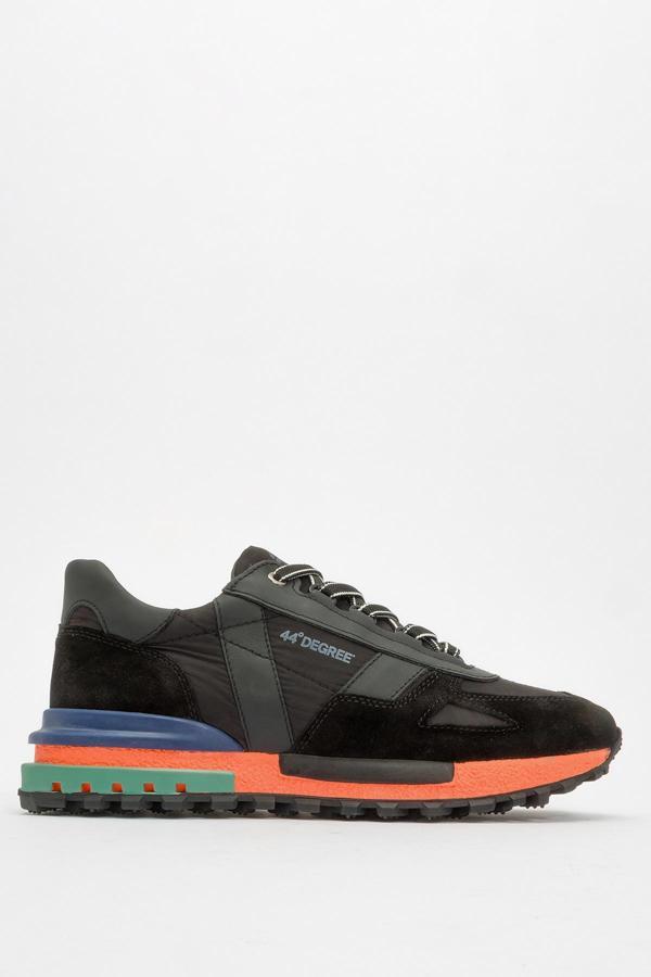 MARCOMEN Erkek Kalın Taban Bağcıklı Comfort Sneaker Gerçek Deri  MC 20354 SİYAH - Image 1
