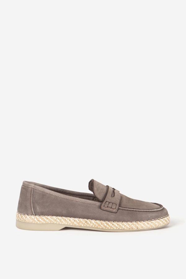 MARCOMEN Erkek Bantlı Loafer Ayakkabı Gerçek Deri MC 17403 VİZON - Image 1