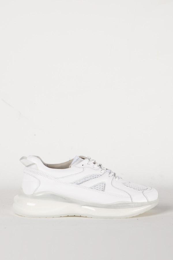 MARCOMEN Erkek Kalın Taban Fileli Sneaker MC 17408 BEYAZ - Image 1