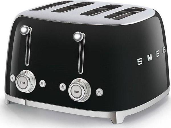 Smeg TSF03BLEU Retro Siyah 4x4 Slot Ekmek Kızartma Makinesi - Image 1