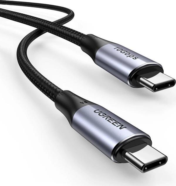 Ugreen Type-C to Type-C USB 3.1 Gen2 5A 100W Thunderbolt 3 Data ve Şarj Kablosu 1 Metre - Image 1