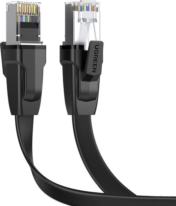 Ugreen CAT8 40Gbps U/FTP Flat RJ45 Ethernet Ağ Kablosu 5 Metre - Image 1