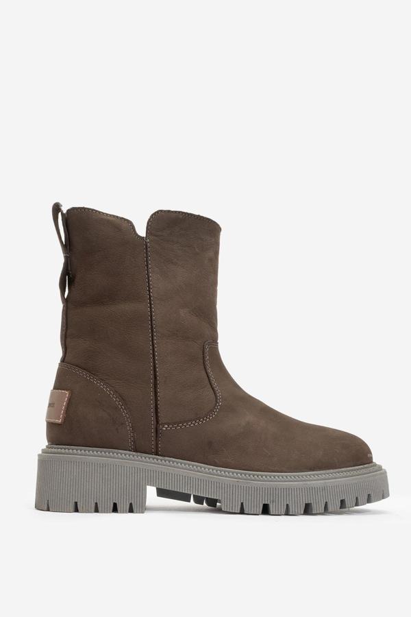 HAMMER JACK Kadın İçi Kürklü Fermuarlı Kaymaz Taban Bot 102 23875 Z GRİ - Image 1