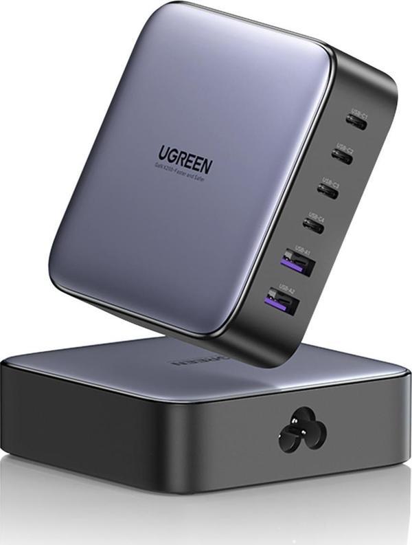 Ugreen Nexode 200W GaN 2 6 Portlu Masaüstü Hızlı Şarj Cihazı İstasyonu - Image 1