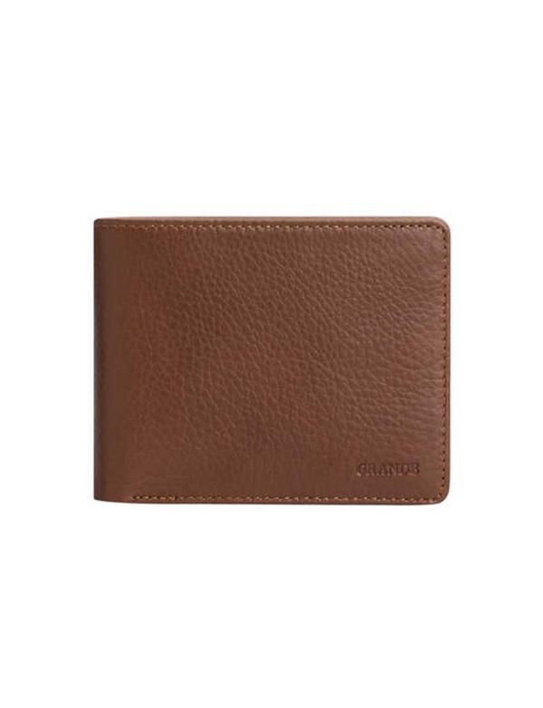 GD 1508 Hakiki Deri Yatay Erkek Cüzdan TABA - Image 1