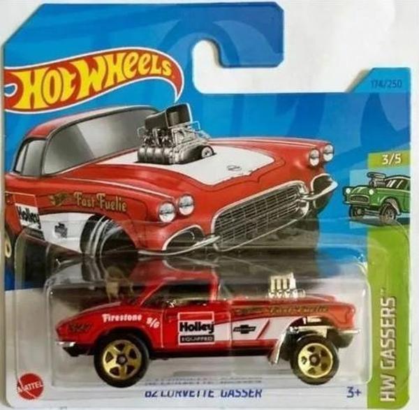 Hot Wheels Tekli Arabalar '62 Corvette Gasser HKH64 - Image 1