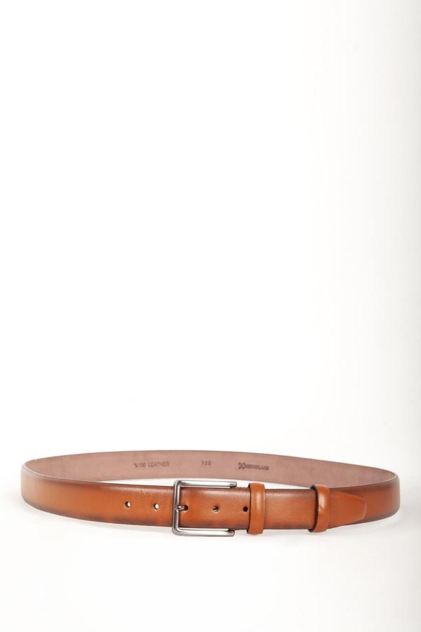 DERİCLUB Hakiki Deri 3.5cm Erkek Düz Klasik Kemer 510 TABA - Image 1