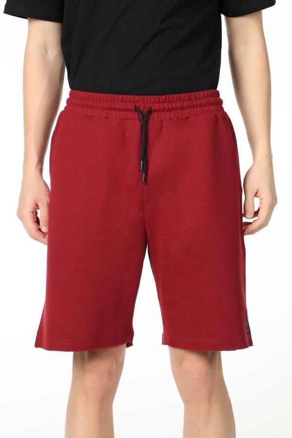 Defys Erkek Paça Detaylı Şort Bordo - Image 1