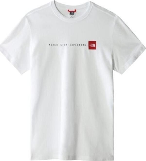 The North Face Beyaz Logo Baskılı T-shırt - Image 1
