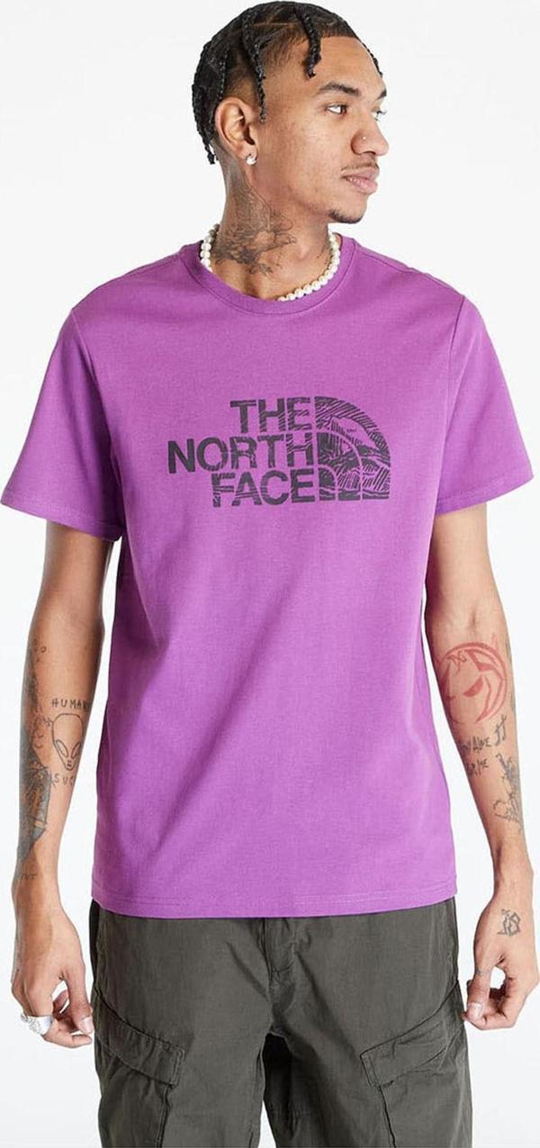 The North Face Erkek T-shirt S/s Woodcut Dome Tee-eu Nf0a827hlv11 - Image 1