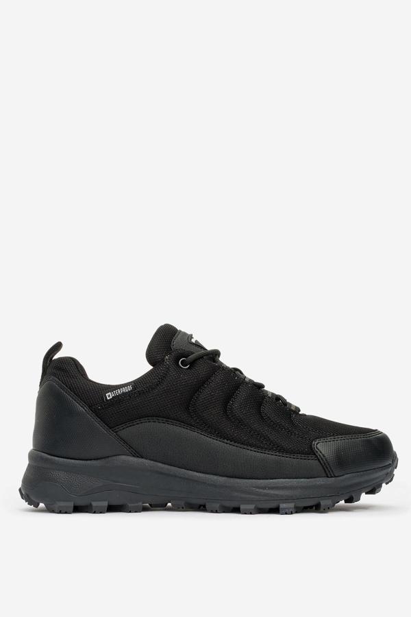 PİERRE CARDİN Erkek Kalın Taban Bağcıklı Comfort Outdoor Sneaker PC 023 YUKANAY SİYAH - Image 1