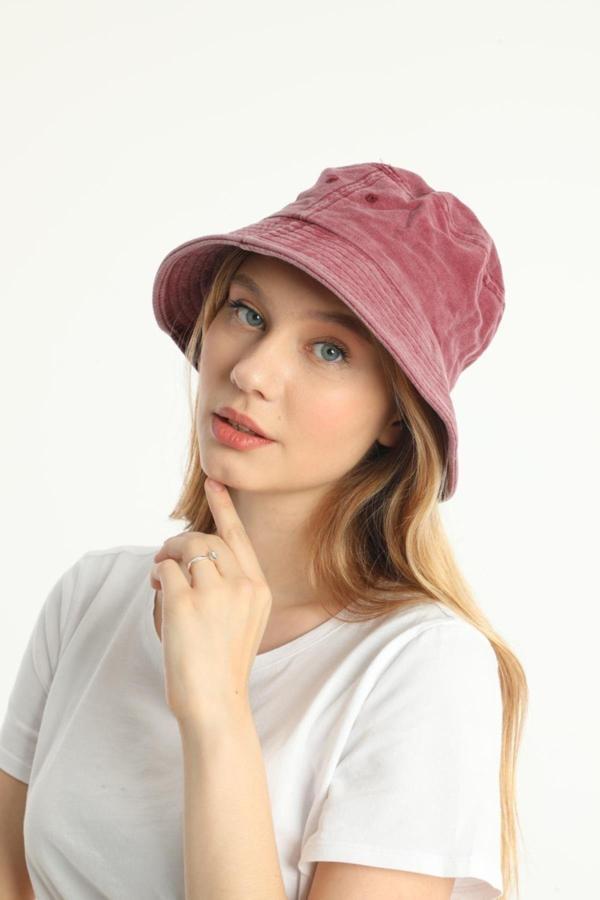 Ritagarcia Kadın Balıkçı Eskitme Kova Bucket Şapka - Image 1