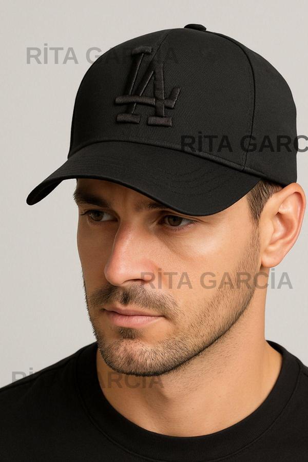 Ritagarcia Unisex La Los Angeles Nakışlı Kep Şapka - Image 1