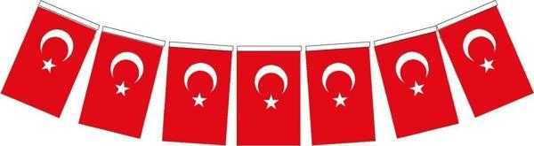 Vatan Bayrak Gen-Of Büyük İpli Kağıt Türk Bayrağı 40 lı - Image 1