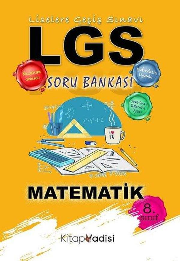 8. Sınıf Matematik LGS Soru Bankası - Kitap Vadisi Yayınları - Image 1