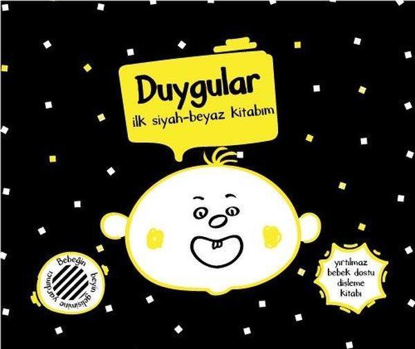 Duygular İlk Siyah Beyaz Kitabım - Yırtılmaz Kitap - Mega Kids Lab Yayınları - Image 1