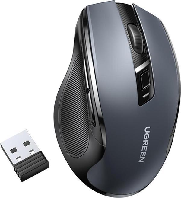Ugreen 4000DPI Ergonomik Sessiz Kablosuz Optik Mouse - Image 1