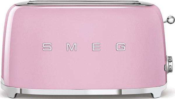 Smeg TSF02PKEU 1500 W 6 Programlı 4 Dilim Hazneli Pembe Ekmek Kızartma Makinesi - Image 1