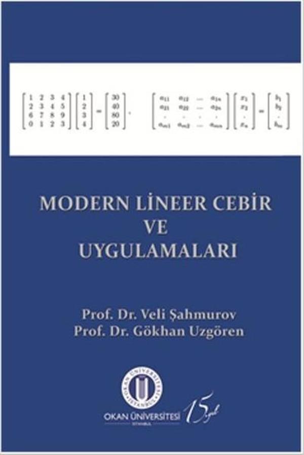 Modern Lineer Cebir ve Uygulamaları - Okan Üniversitesi Yayınları - Image 1