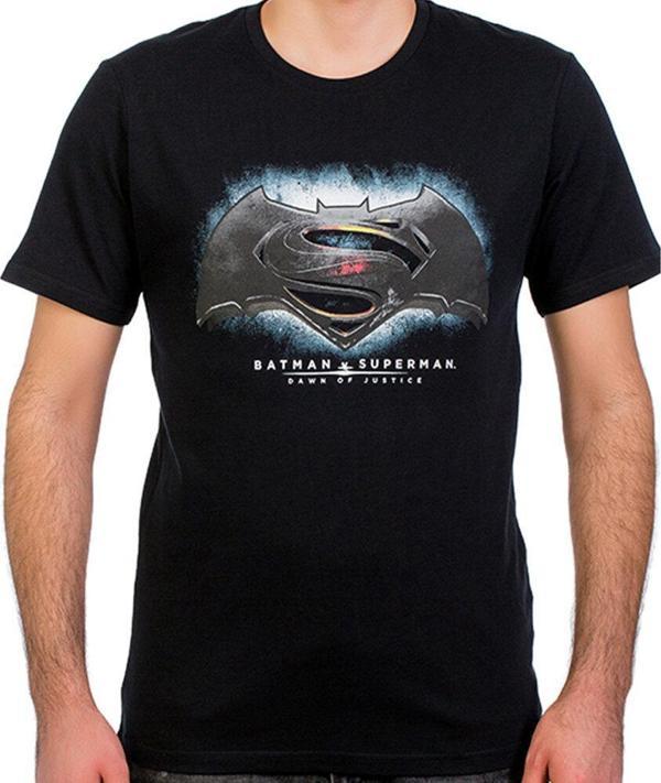 Batman v Superman Siyah Erkek T-Shirt - Image 1