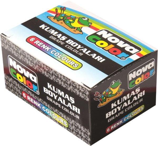 Nova Color Nc-188 Kumaş Boyası 6 Renk - Image 1