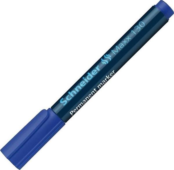 Schneider 130 Permanent Markör Kalem Mavi 10 Lu 113003 (1 Paket 10 Adet) - Image 1
