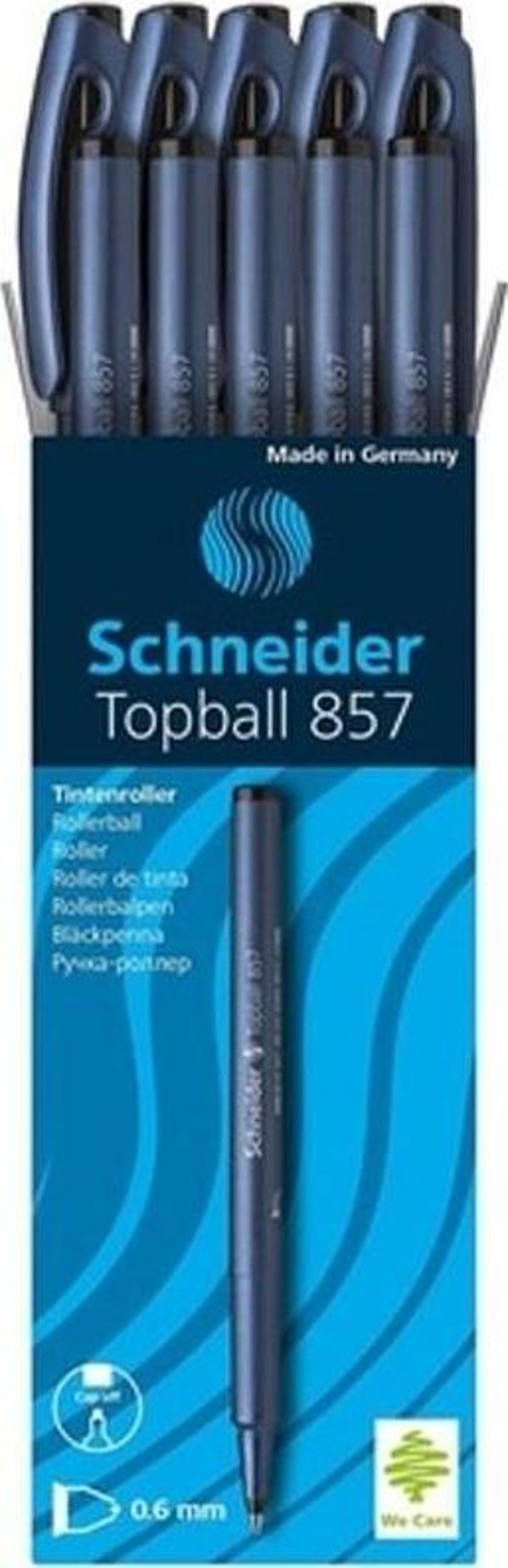 Schneider 857 Topball Roller Kalem Mavi 10 Lu (1 Paket 10 Adet) - Image 1