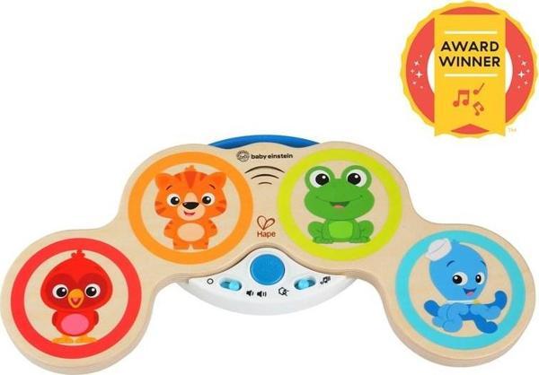 Baby Einstein Hape Magic Touch Drums - Ahşap Vurmalı Oyuncak - Image 1