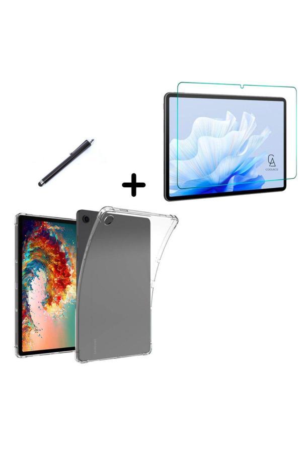 20068310 Samsung Galaxy Tab A9 Sm-X110 Uyumlu Köşe Dolgulu Tablet Kılıfı Ekran Koruycu Kalem Seti - Image 1