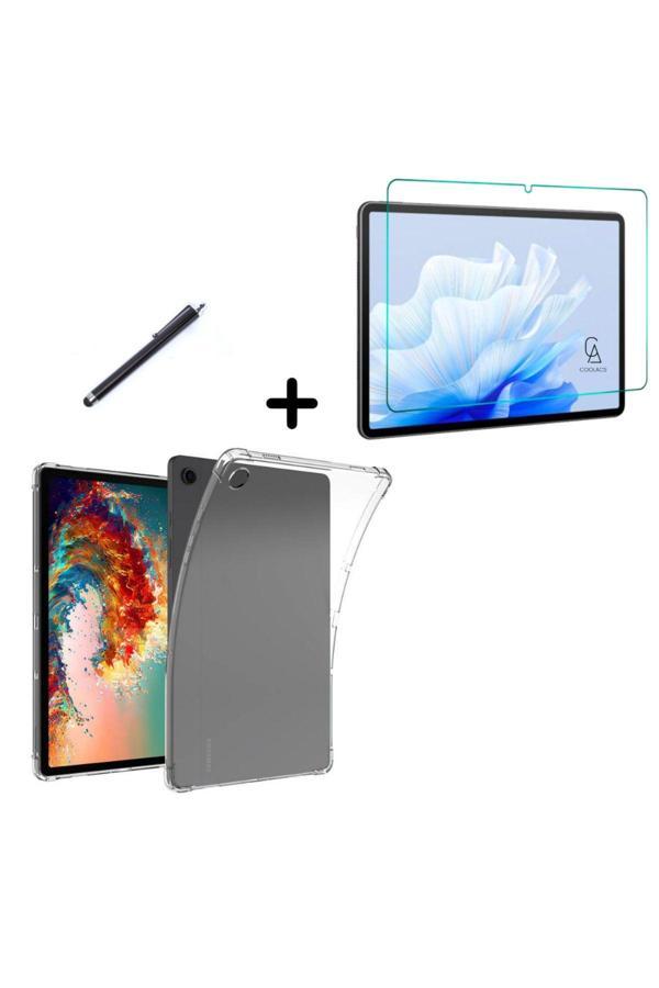 20068310 Samsung Galaxy Tab A9 Plus Sm-X210 Uyumlu Köşe Dolgulu Tablet Kılıfı Ekran Koruycu Kalem Seti - Image 1