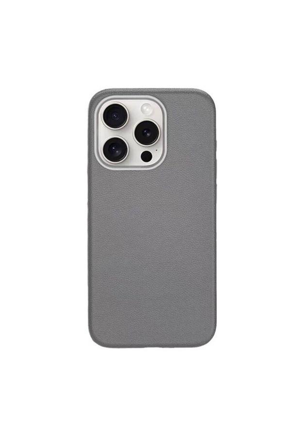 20068310 Apple İphone 15 Pro İle Uyumlu Kılıf Magsafe Şarj Özellikli Pu Deri Kapak - Image 1