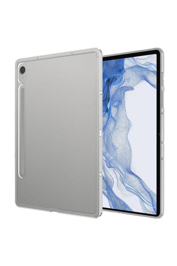 20068310 Samsung Galaxy Tab S8 Sm-X700 Uyumlu Şeffaf Esnek Silikon Tablet Kılıfı - Image 1