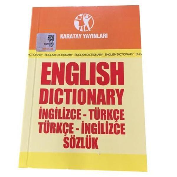 4E Karatay İngilizce Sözlük 1.Hamur Karton Kapak 153-08-2609 - Image 1
