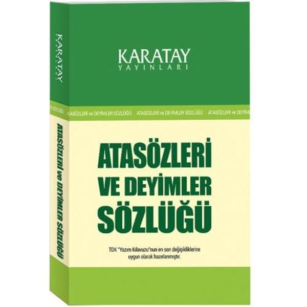 4E Karatay Atasözleri Ve Deyimler Sözlüğü 1.Hamur Karton Kapak - Image 1