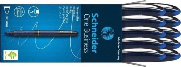 Schneider 183003 Roller Kalem One Business 0.6 Mm Mavi Scr243 (10 Lu Kutu) - Image 1