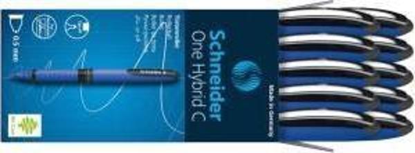 Schneider 183201 Roller Kalem One Hybrid C Bilye Uçlu 0.5 Mm Siyah Scr221 (10 Lu Kutu) - Image 1