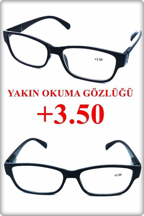 Tan Express +3.50 Yakın Okuma Gözlüğü Okuma Gözlüğü (Lens 3.2X5.2 Cm) 1 Adet - Image 1