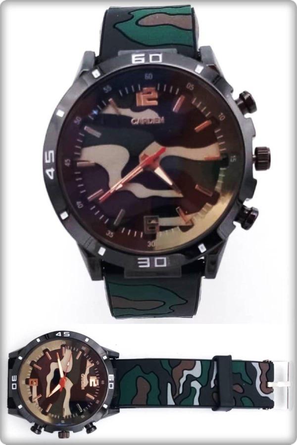 Tan Express Askeri Kamuflaj Desenli Kol Saati (Kasa 42Mm)1 Adet - Image 1