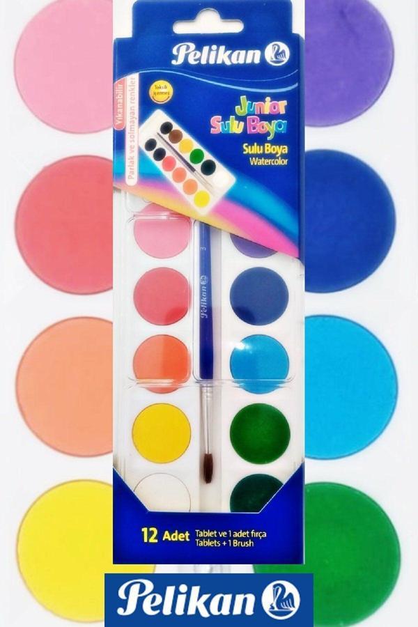 Pelikan Junıor Sulu Boya 12 Renk - Image 1