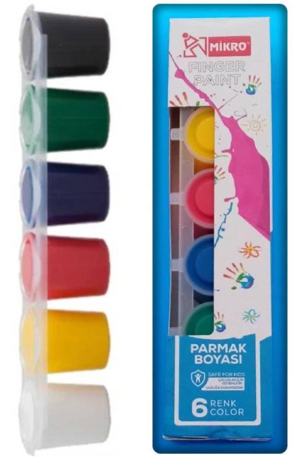 Tan Express Parmak Boyası 22 Ml 6 Renk Mikro - Image 1