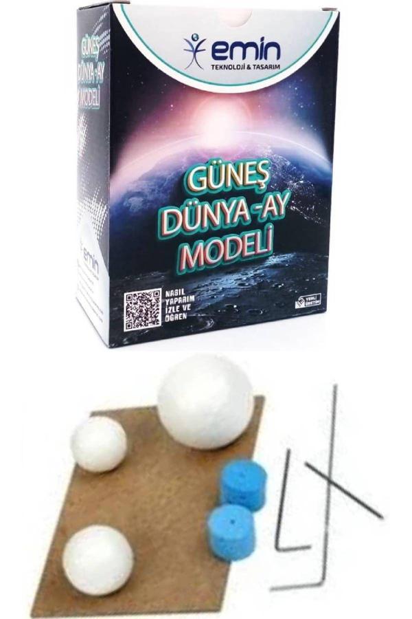 Tan Express Güneş Dünya Ay Modeli 1 Set - Image 1