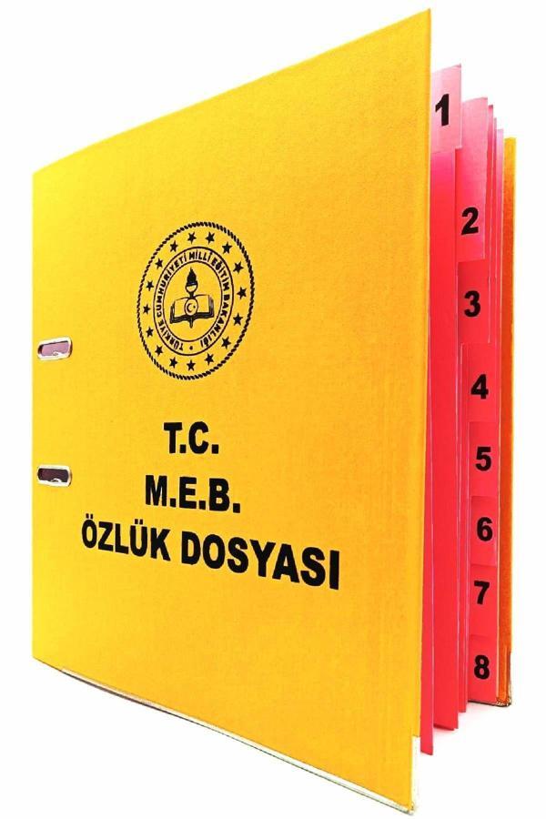 Tan Express T.C. M.E.B.Öğretmen Özlük Dosyası 1 Klasör 8 Dosya 32X28X5.5 Cm 1 Adet - Image 1